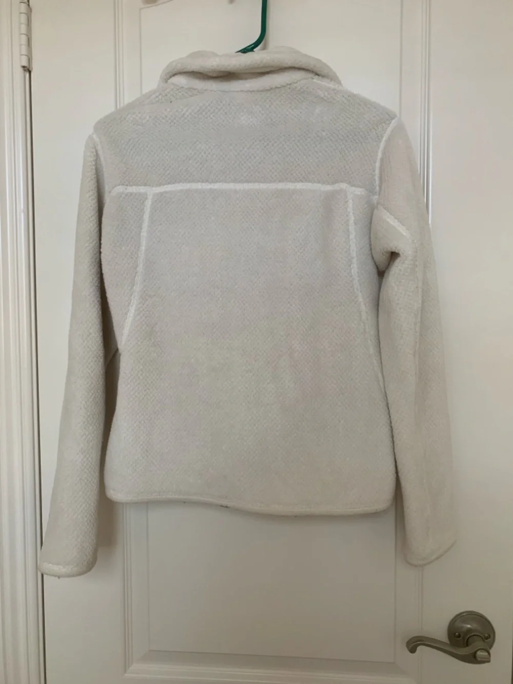 Patagonia Re-Tool Snap-T Fleece Pullover | Size Small | Raw Linen Cream - Picture 3 of 15